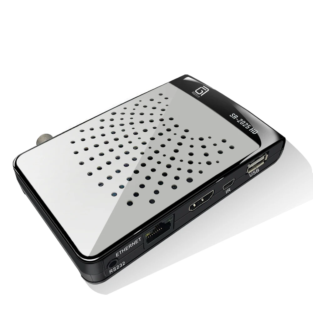 Мини DVB S2 SR2025HD Sunplus1507 чипсет H.265 спутниковый рецептор ванильный французский