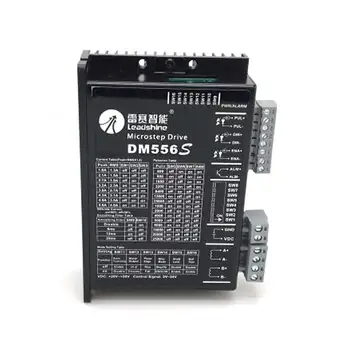 

Leadshine New 2-phase Digital Stepper Driver DM556S add more functions Auto Tunning 5-24V signal CW/CCW can choose NEMA23 motor