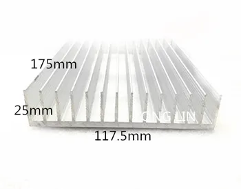 

1pcsheatsink/ High quality heat sink/cooling block / 117.5 * 25-175 / high power radiator, aluminum radiator/module