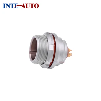 

Watertight female connector 1K Series ZEG 2 3 4 5 6 7 8 10 14 multi pole Panel Mount Connector Socket,brass body,nut fixing