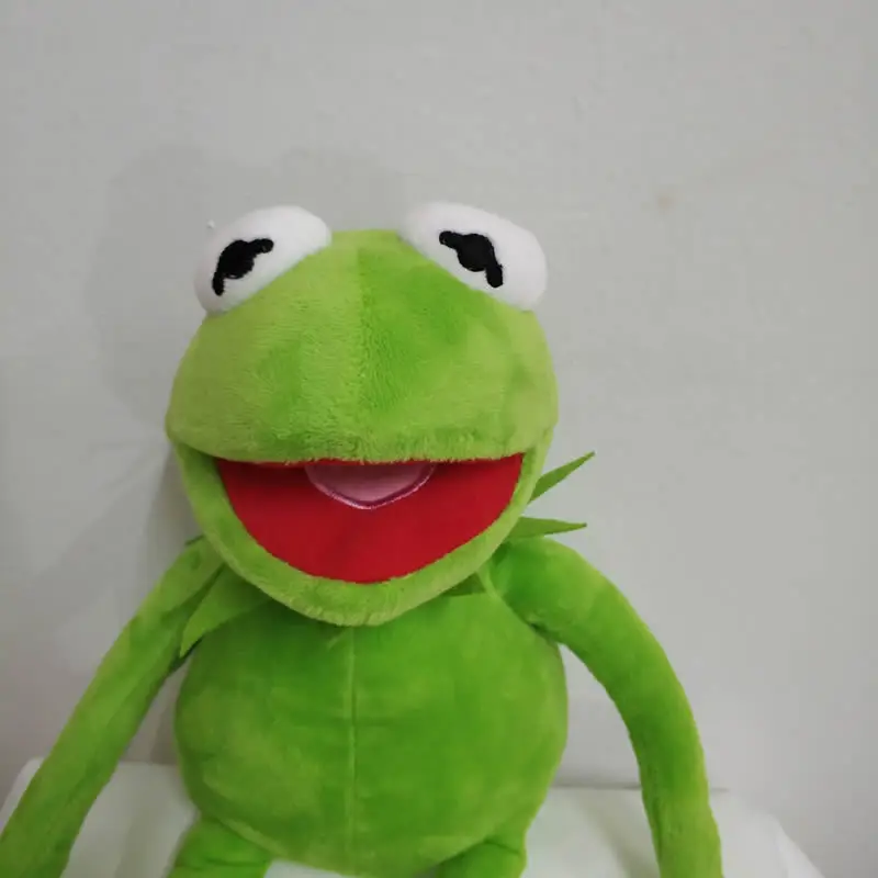 Бесплатная см доставка 45 см мультфильм Muppets KERMIT Лягушка Плюшевые игрушки Мягкий мальчик кукла для детей подарок на день рождения