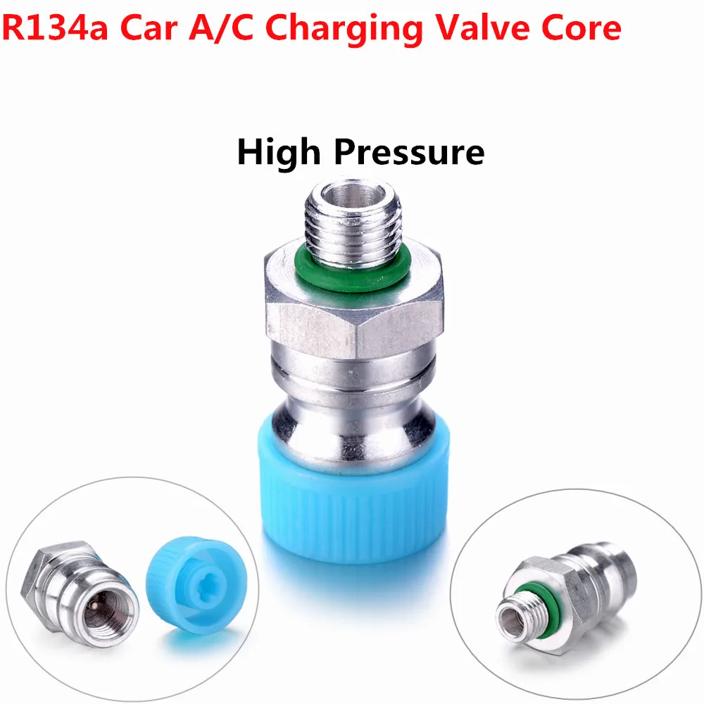 

High Quality Mini R134a Aluminium Car A/C Charging Port Valve Core Cap High Pressure for Auto Car Air Conditioner Accessories