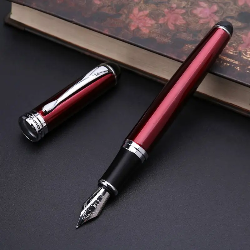 Jinhao X750 роскошная мужская авторучка бизнес-Студенческая 0,5 мм дополнительный тонкий наконечник для каллиграфии офисный инструмент для письма