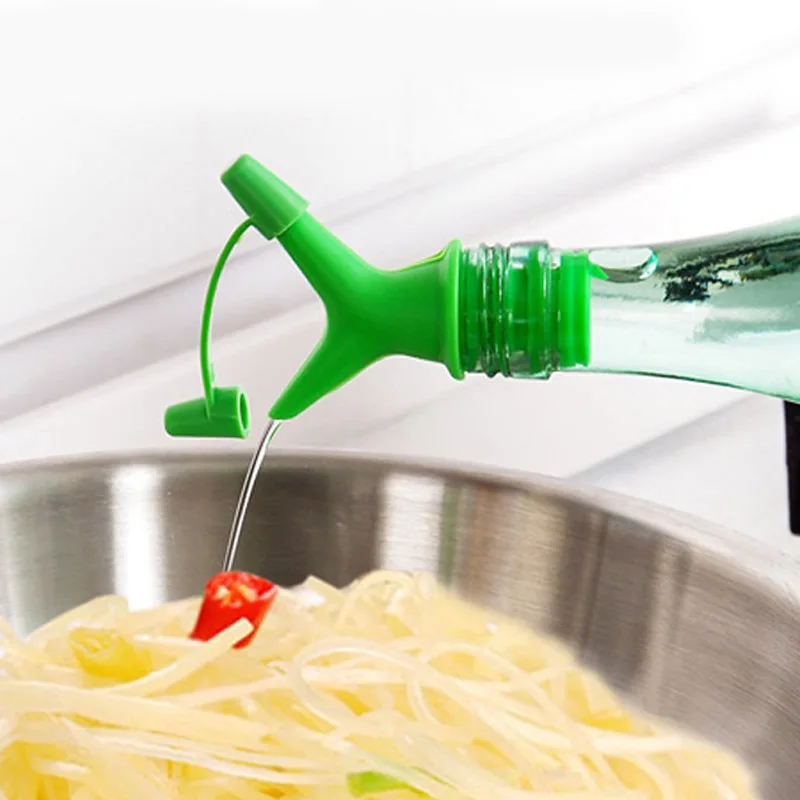 FDA Grade Silicone Double Nozzles Wine Stopper Oil Sauce Bottle Liquid