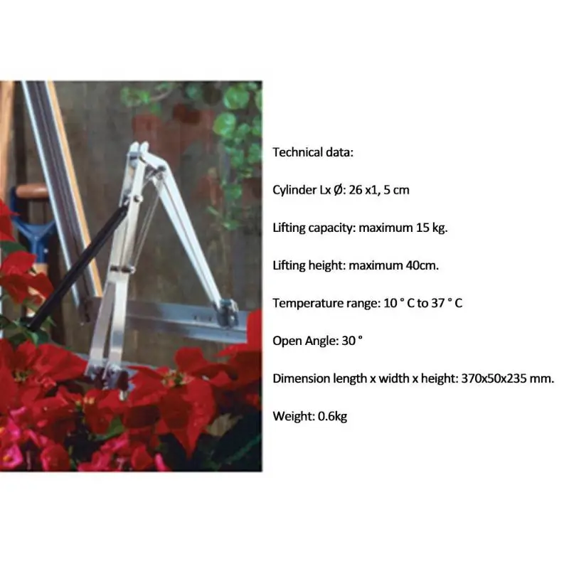 Автоматическая открывалка для окон, сельскохозяйственная теплица, чувствительная к теплу, охлаждающая теплица, вентиляционные алюминиевые садовые инструменты