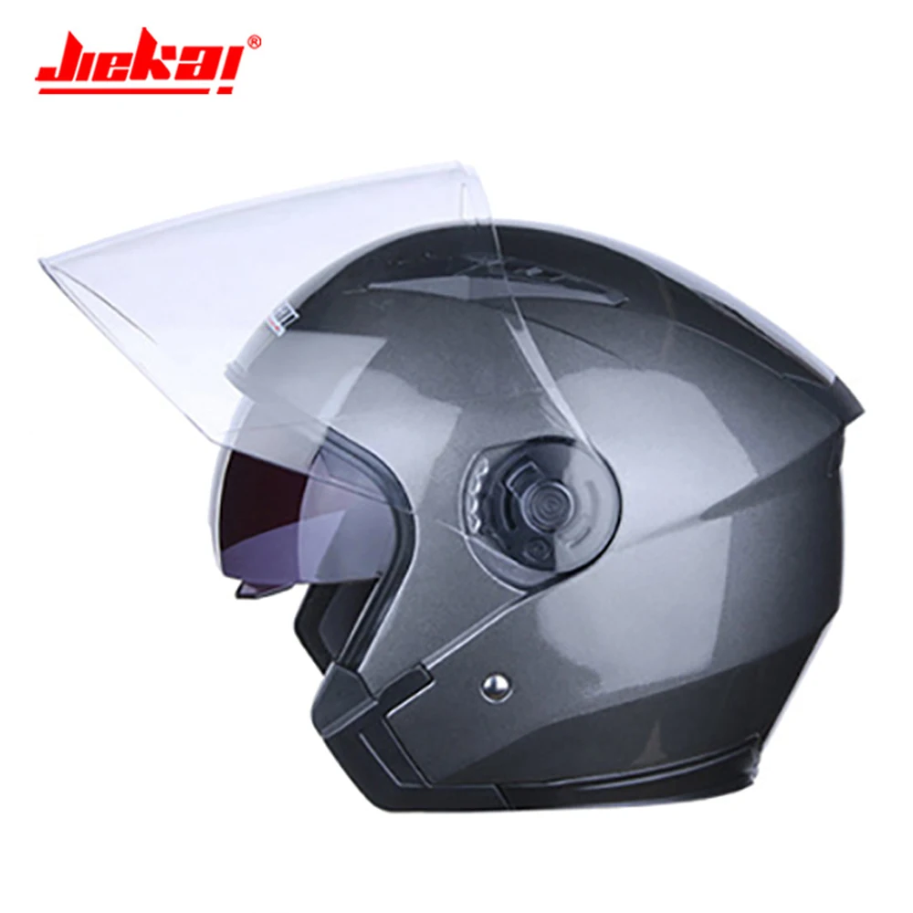 

JIEKAI Motorcycle Helmet Open Face Capacete Para Motocicleta Helmet For Scooter Racing Motorcycle Moto Helmets With Dual Lens