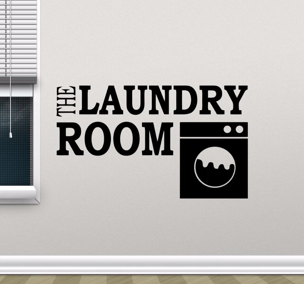 Laundry Room Wall Decal Vinyl Sticker For Wall Removable Laundry Room