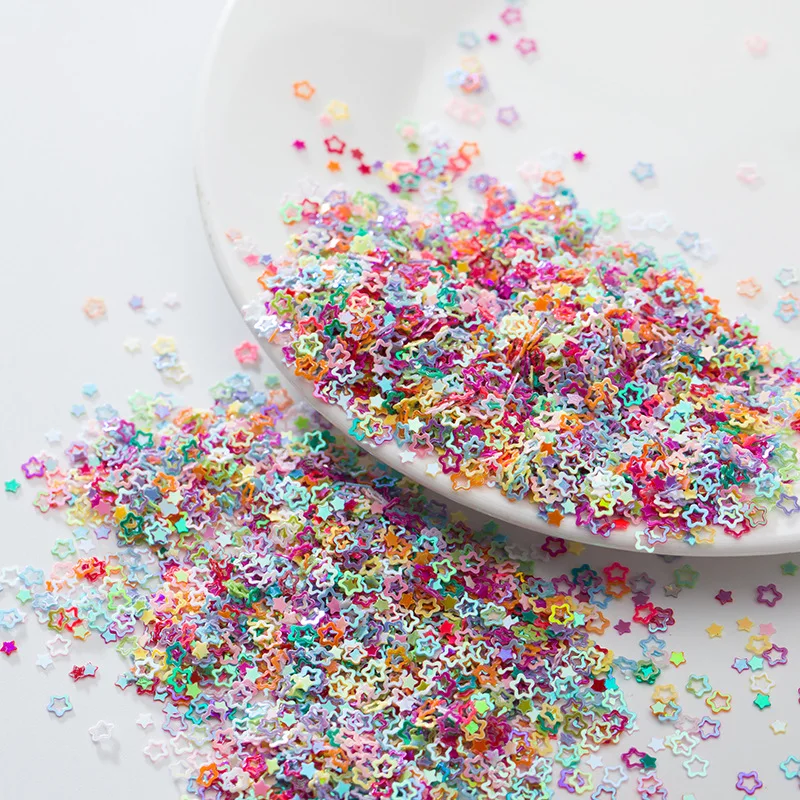 

Best Price 4mm Hollow Plum Sequins Flower Nail Sequins Glitter Paillettes For Manicure DIY Craft Wedding Decoration confetti