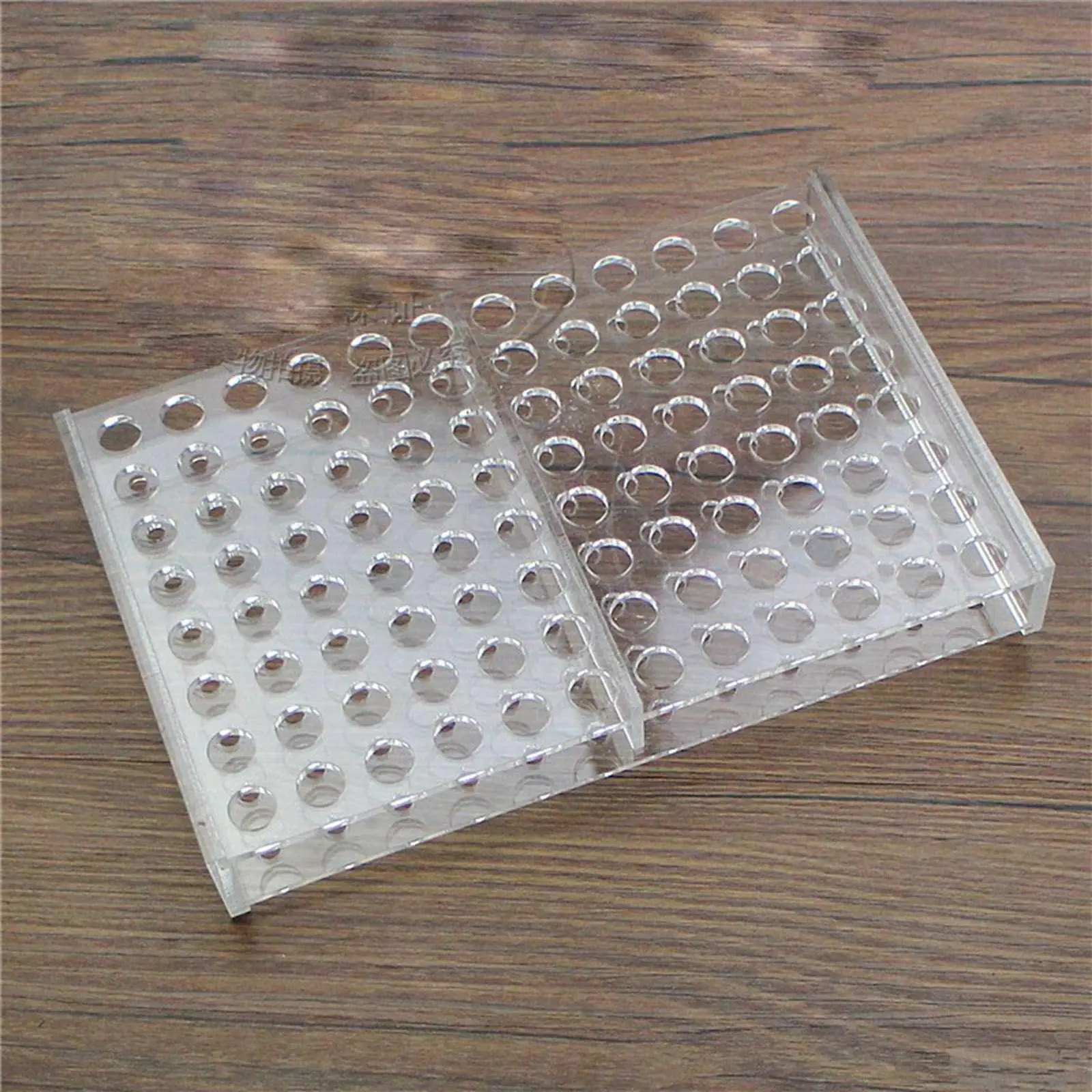 

11mm Diam 96 Holes Methyl Methacrylate Rack Stand For 1.5/2ml Centrifuge Tubes