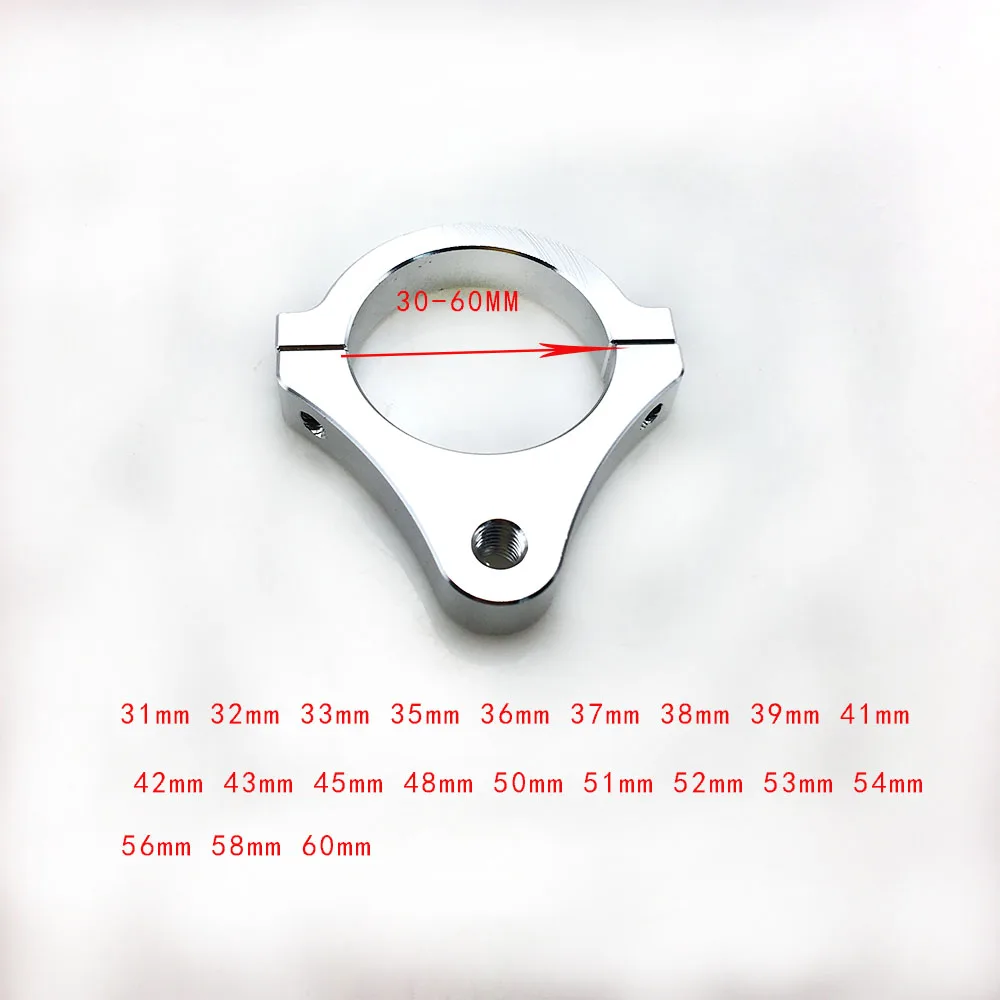 

31 33 35 37 39 41 43 45 50 53 54mm Diameter Motorcycle front shock absorber fixed steering damper damping titanium foot fixer