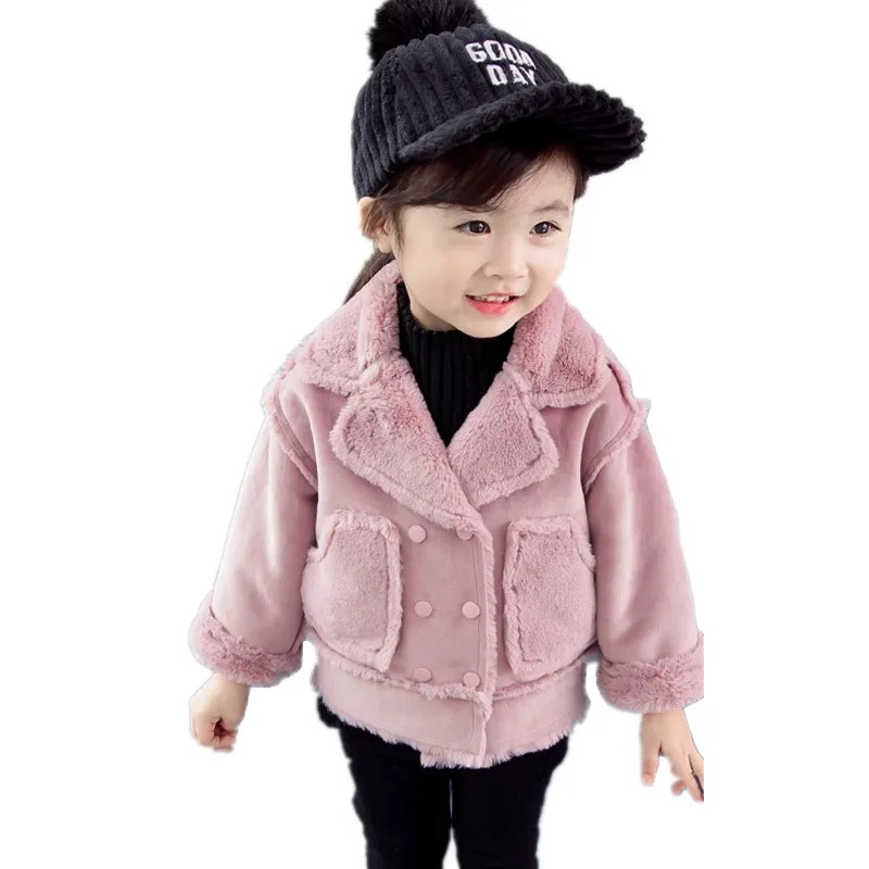 2018 6M 5T Fashion Winter Girls Coat Clothes Kids Coats Warm Thick