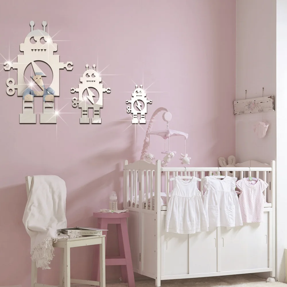 3 قطعة/المجموعة روبوت مرآة الحائط ملصقا ل ديكور غرفة نوم الاكريليك الكرتون حماية البيئة ملصقات مقاومة للماء ديكور المنزل 3 قطعة/المجموعة روبوت مرآة الحائط ملصقا ل ديكور غرفة نوم الاكريليك الكرتون حماية البيئة ملصقات مقاومة للماء ديكور المنزل