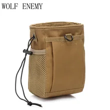 Небольшой емкости талии Molle Военная Тактическая страйкбол Пейнтбол Охота складной маг восстановления дампа мешок