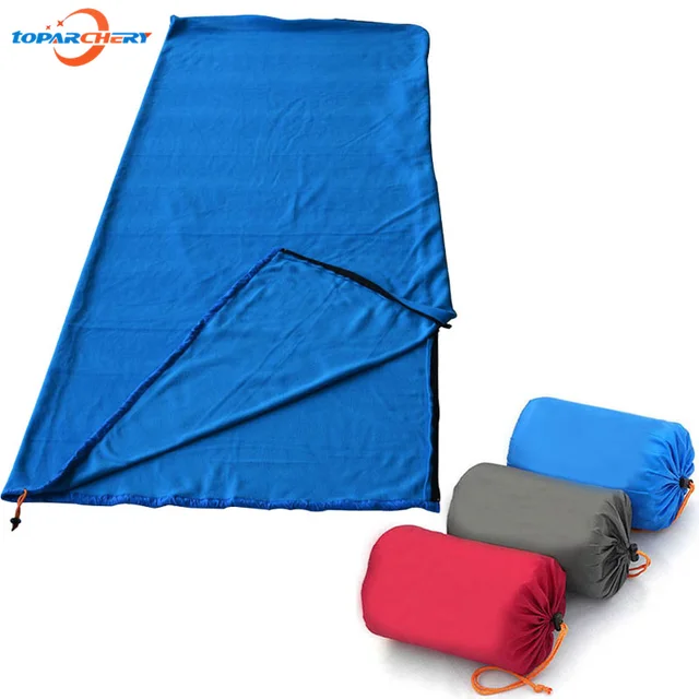 Ultralight Multifunction Fleece Sleeping Bag For Outdoor Travel Ultralight Multifunction Fleece Sleeping Bag For Outdoor Travel Camping Hiking Spring Summer Mini Portable Warm Single