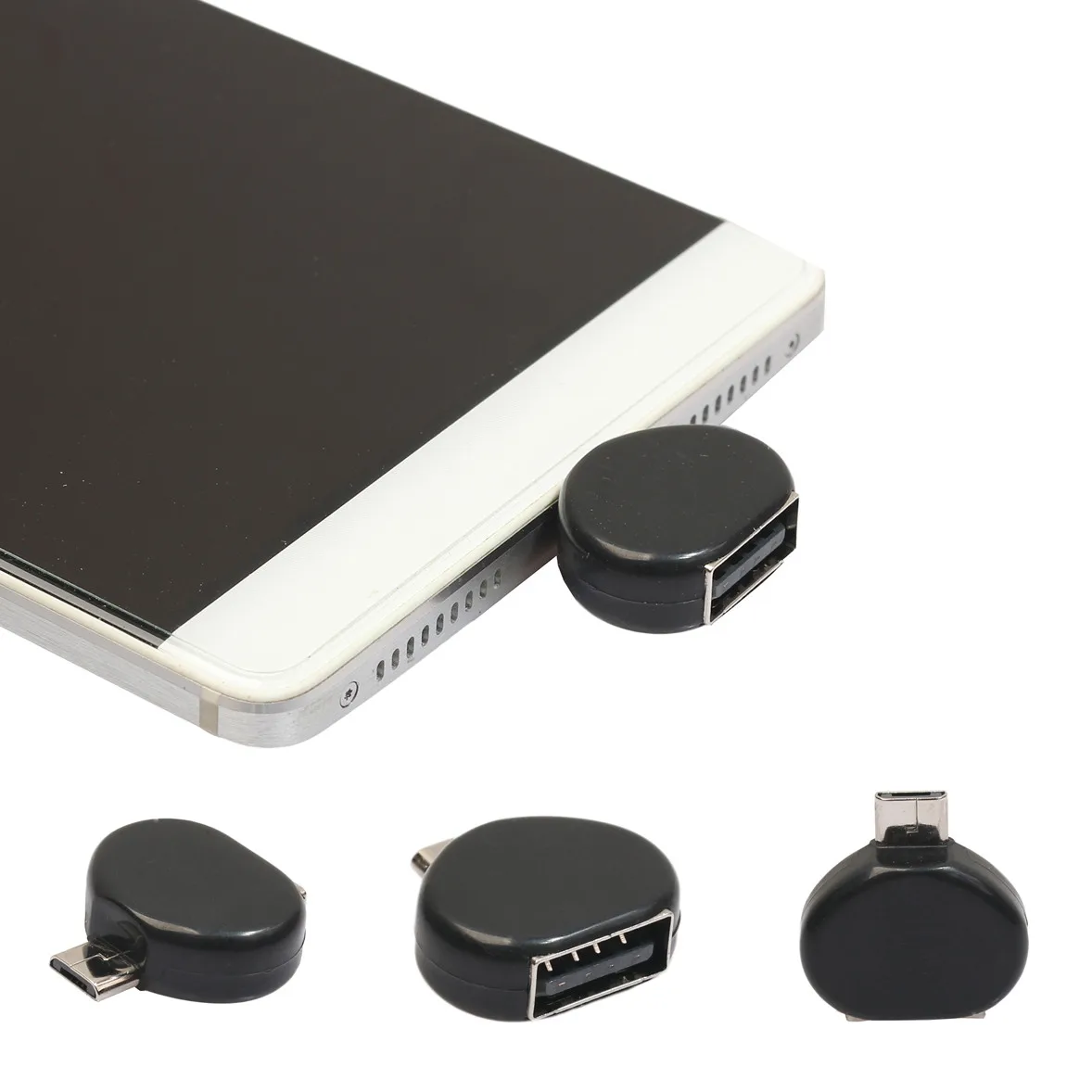 

1Pcs Micro USB Male to USB 2.0 Adapter OTG Converter For Android Tablet Phone