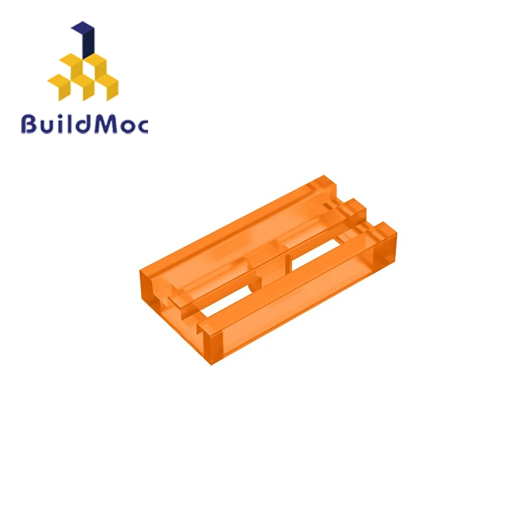 BuildMOC 2412 30244 1x2 Technic changever Catch для строительных блоков части DIY развивающие творческие подарочные игрушки - Цвет: M0638-23