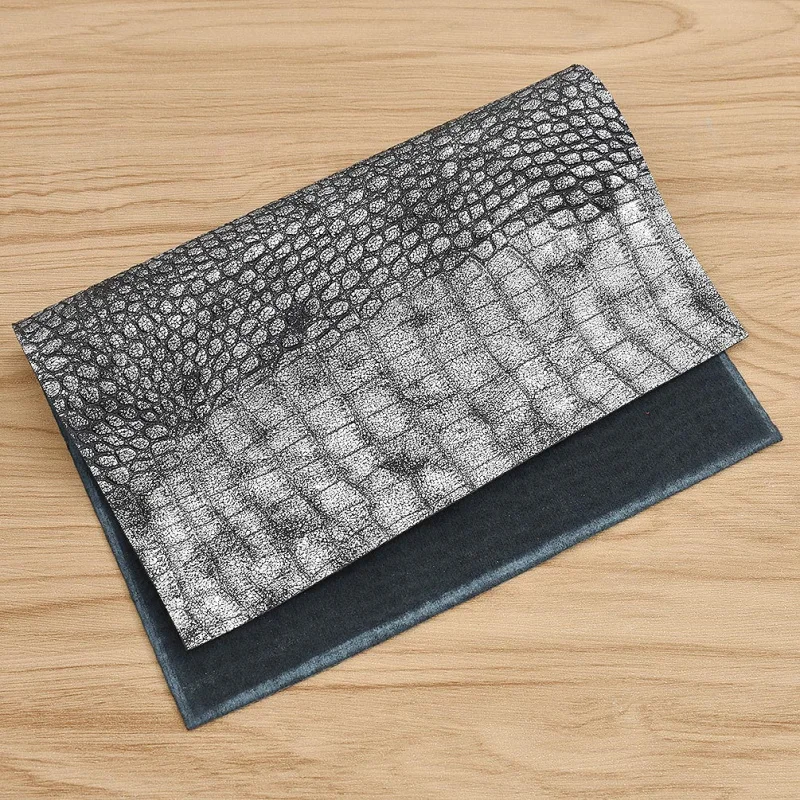 

Classical Crocodile Printed Synthetic Leather Quilting A4 Fabric DIY Patchwork Handicraft Garments Material Supplies
