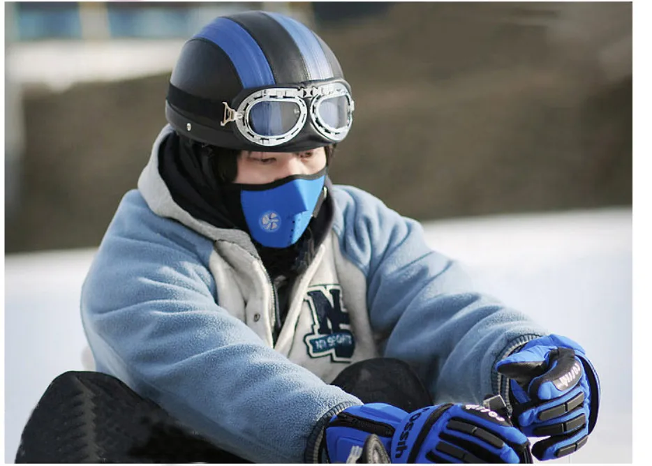 Наружные маски Airsoft теплый флис половина лица маски для лица капюшон защиты зима шеи AD0658