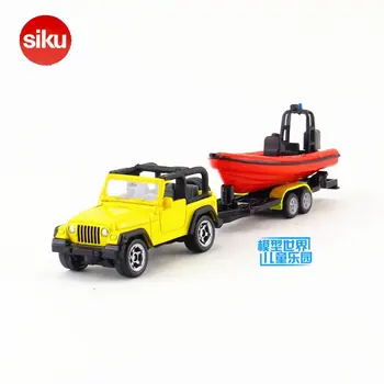 

Free Shipping/Siku 1658 Toy/Diecast Metal Model/Jeep Wrangler and FastBoat Car/Educational Collection/Gift For Children/Small