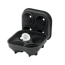 Поднос в форме футбольного мяча 3D форма для льда силиконовая форма панель лотка вечерние коктейльное виски Кухня аксессуары z0527# G30