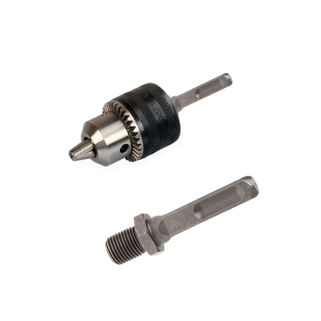 

12mm Thread Dia SDS Plus Square Shank Drill Chuck Adapter Connector