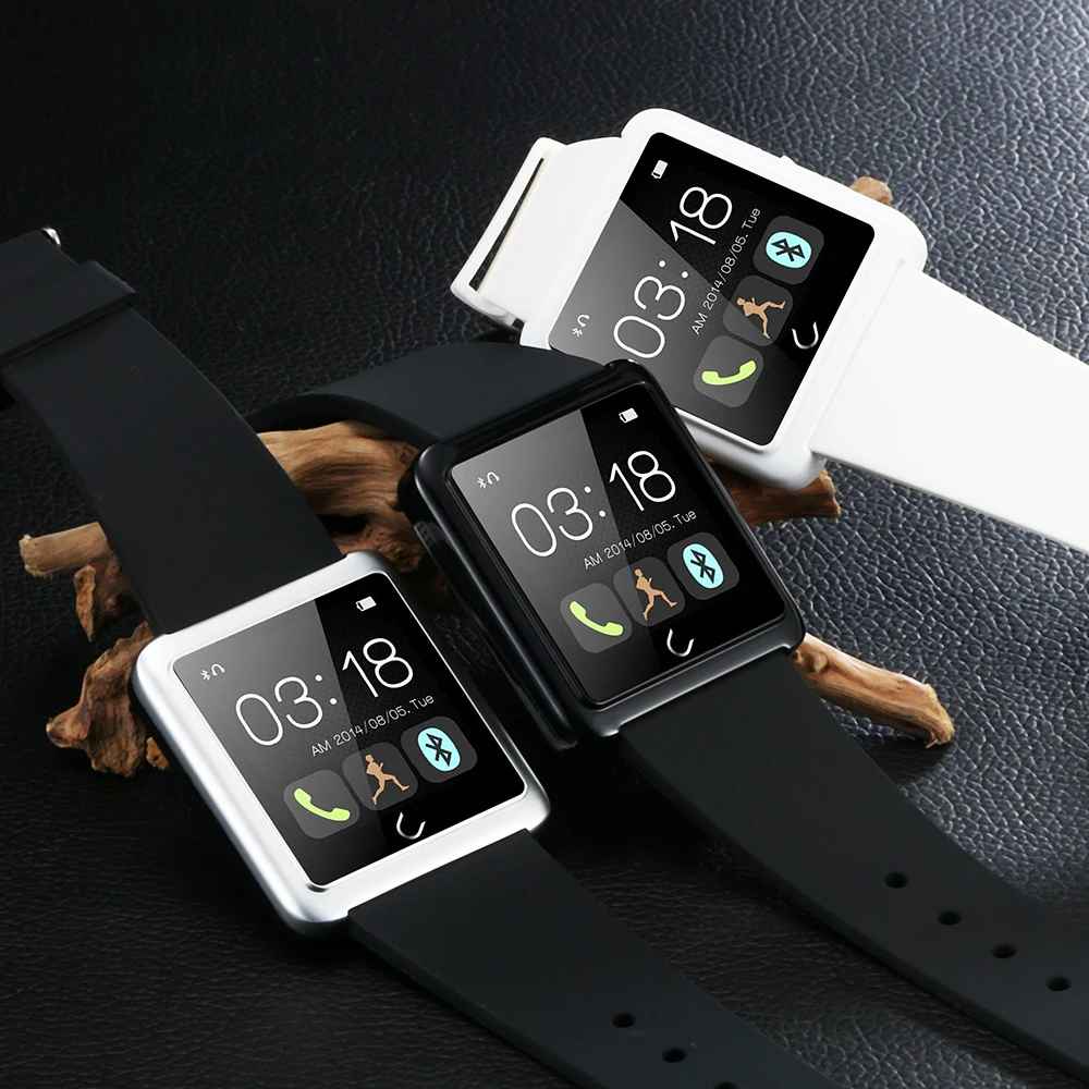 FLOVEME Luxury Bluetooth Smart Watch For Andriod IOS Smart Watch D2 Touchpad Pas