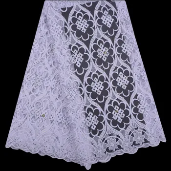 

New Chinese knot Lace Fabric With Stones High Quality African Tulle Lace Fabric 2018 Nigerian Lace Fabrics 1257