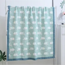 120*150 см муслиновое Пеленальное детское одеяло s хлопок, одеяло для новорожденных, 6 и 4 слоя, детское одеяло, детское постельное белье, одеяло