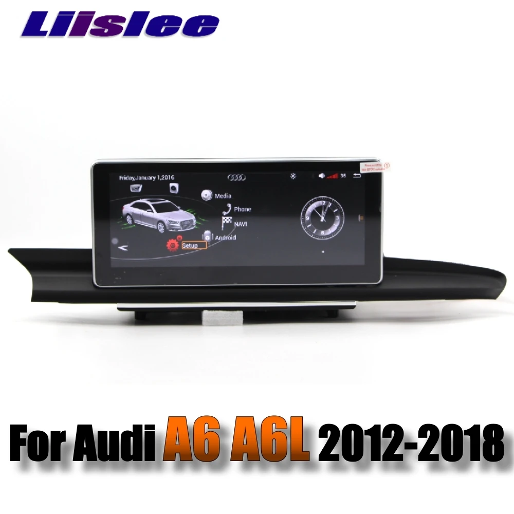 Liislee Car Multimedia Player NAVI For Audi A6 A6L S6 RS6 C7 4G 2012~2018 Original Car System Radio Stereo GPS Screen Navigation 3