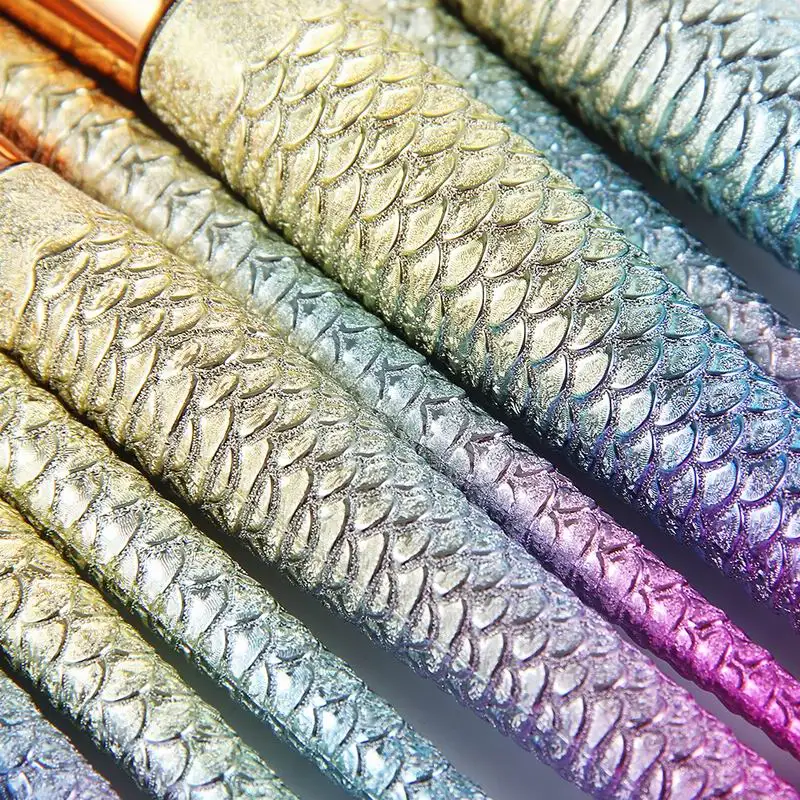 Mermaid Makeup Brushes  10pcs (5)