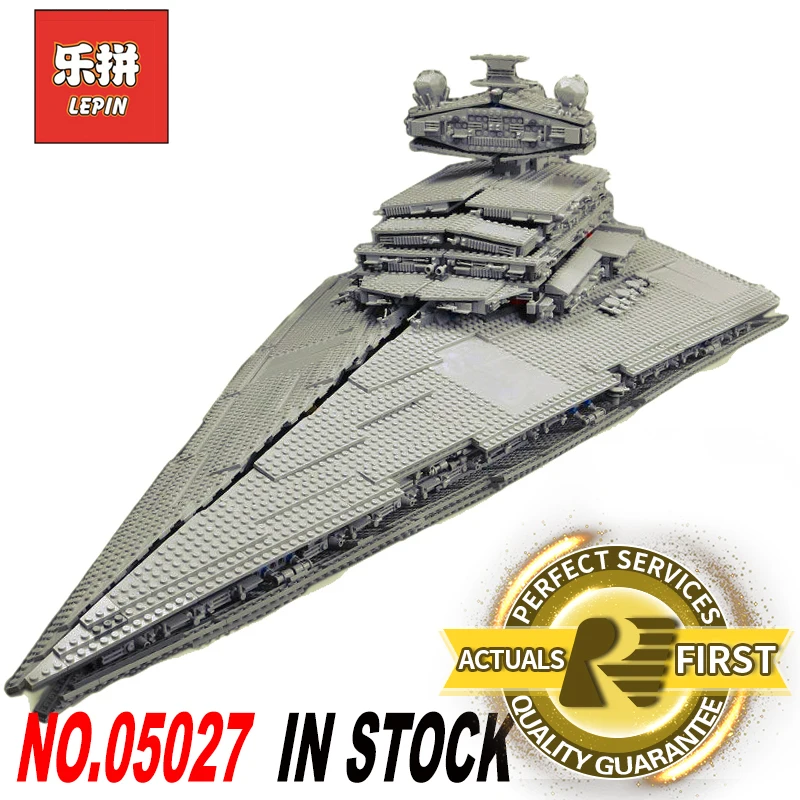 

LEPIN 05027 Star Wars DHL 3250Pcs Emperor fighters starship Model Building Blocks Bricks LegoINGlys 10030 Toys for Children