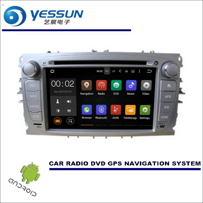 

YESSUN Wince / Android Car Multimedia Navigation For Ford For Focus / S-Max / For Mondeo CD DVD GPS Player Navi Radio Stereo HD