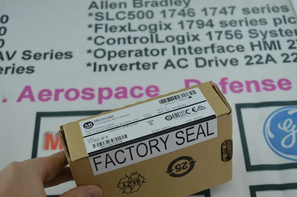 

ALLEN BRADLEY MICROLOGIX 1762-IF4 FACTORY SEALED 2015 ANALOG INPUT 1762IF4