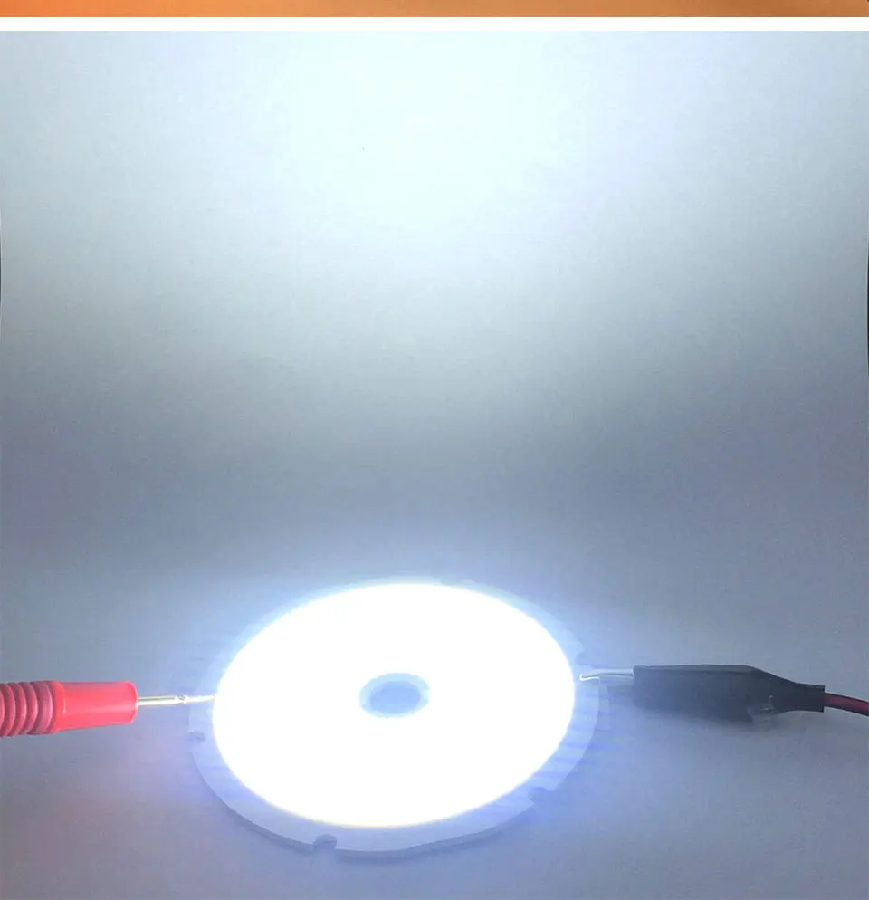 80mm Diameter Round COB LED Chip On Board 50W Light Source for DIY LED map Bulb Warm Cool White DC 30-33V (8)