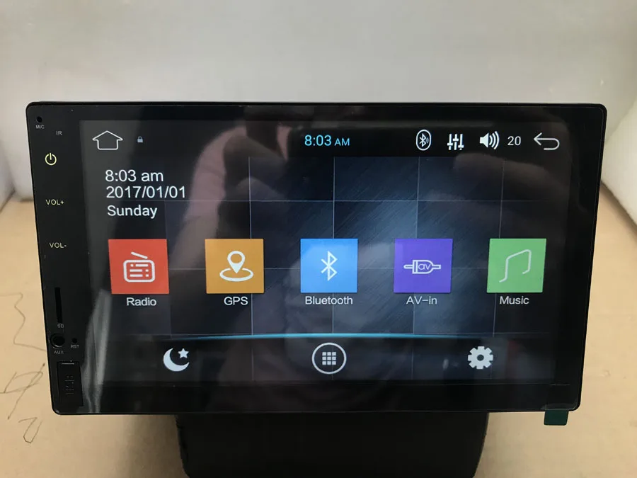 BYNCG 2 Din Android 7 0 Универсальный dvd плеер автомобиля дюймов gps навигации Bluetooth стерео