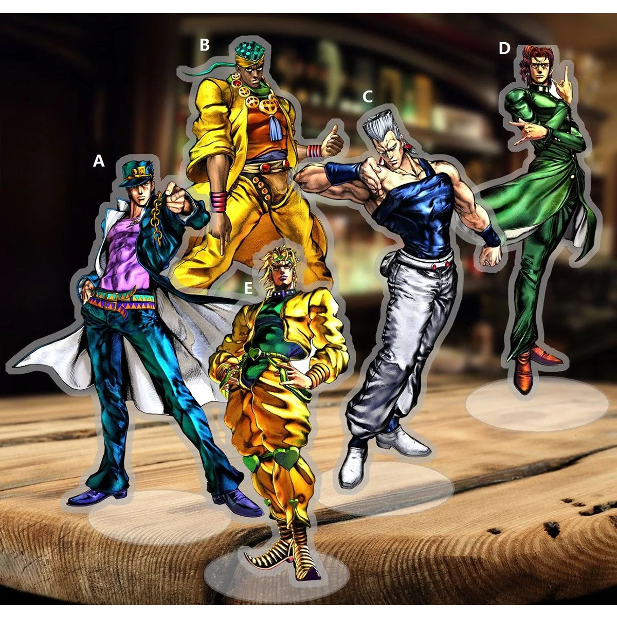 

JoJo's Bizarre Adventure DIO Kujo Jotaro Acrylic Stand Figure Display 15cm Cool