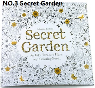 [4Y4A] 4 шт./лот серия «секретный сад» книжка-раскраска антистресс для детей и взрослых граффити живопись Рисование художественная книга