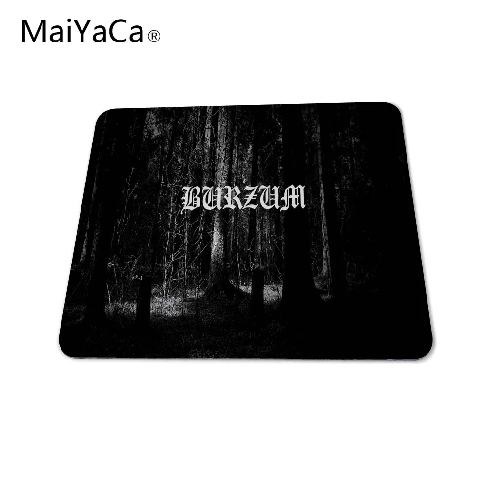 MaiYaCa высококачественный Забавный черный металлический прямоугольный дизайн красивая мышь матовый коврик для мыши для оптики/мышь с трекболом новая Прямая