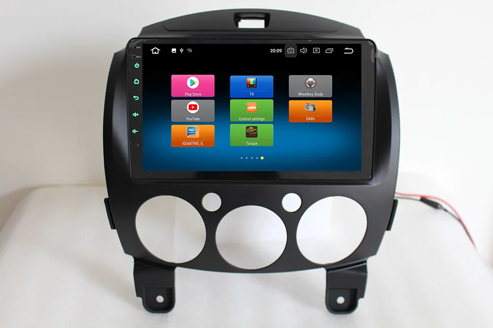 Top Lenvio IPS 4G RAM 32G ROM Octa Core Android 8.0 CAR DVD RADIO GPS Navigation multimedia For Mazda 2 2007 2008 2009-2012 WIFI DAB 2