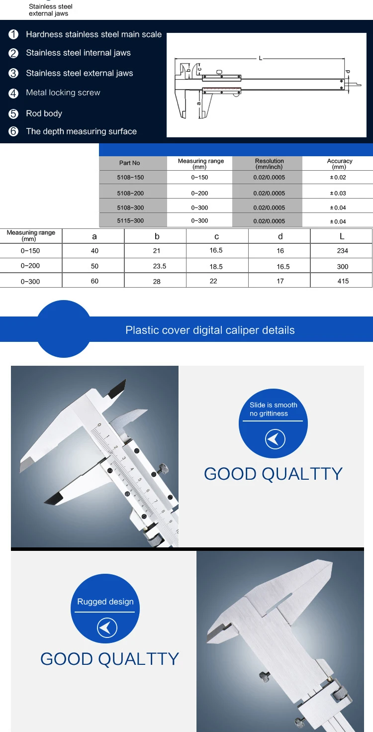 0-300 мм штангенциркуль 1" штангенциркуль, измерительные инструменты Калибр Высокая точность нержавеющая сталь