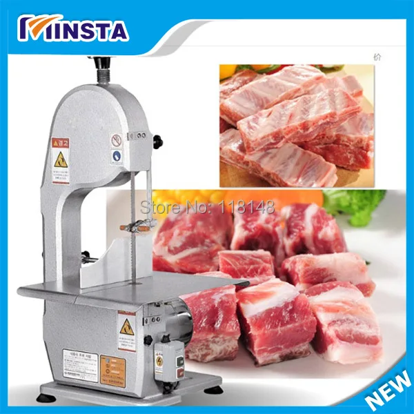free shipping automatic meat bone slicer electric meat bone saw machine