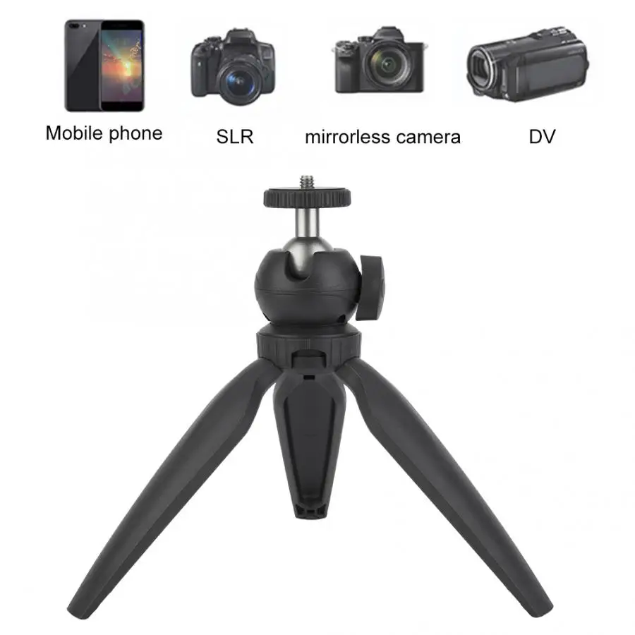 

LST-6 1/4 Screw Durable Mini Table Tripod 360 mini desktop tripod for Smartphone Digital Camera Mirrorless Cameras