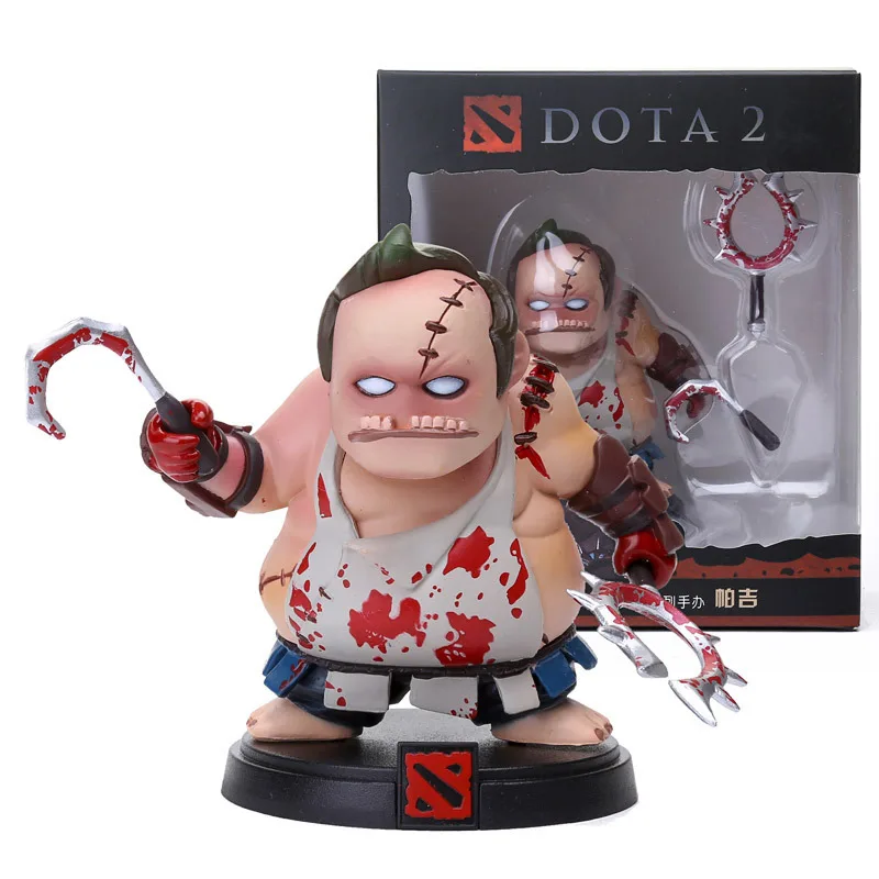 P4 Dota Dota2 Figure Kunkka Leviathan Lina CrystalMaiden Faceless Void Atropos Pudge COCO TH CM FV QOP 8-12 cm 1 pcsset Boxed PVC Action Figures Toy