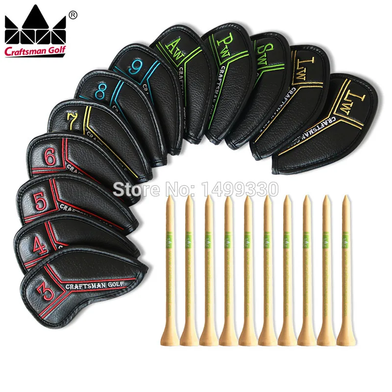 Craftsman Muticolor Colorful Golf Iron Head Covers Wedges Headcovers