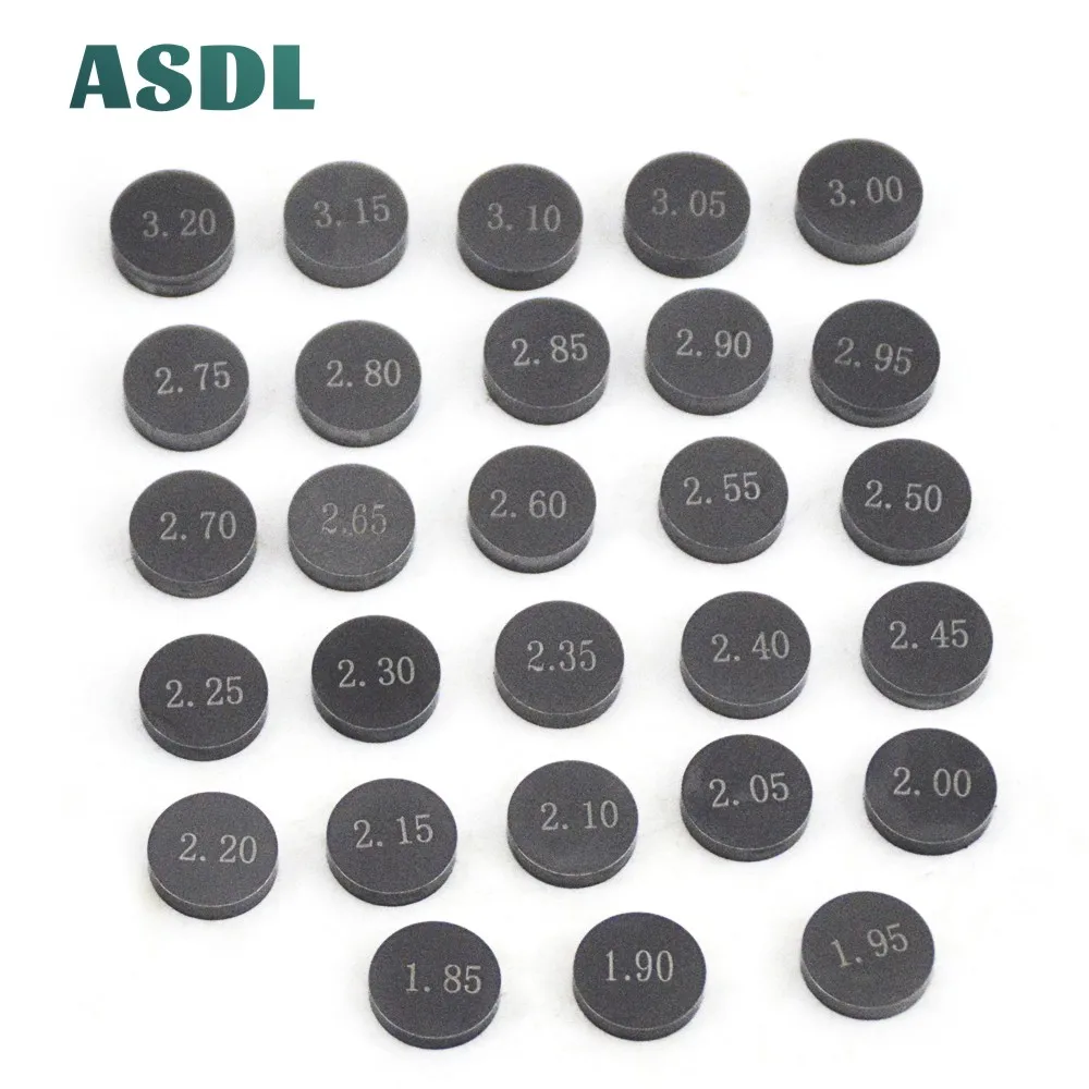 

28pcs Motorcycle Engine Parts Adjustable Valve Pad Shims diameter 10mm Complete Valve Shim Kit For Harley Davidson Aprilia KTM