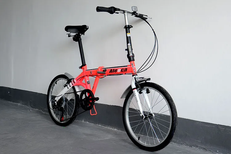 Cheap NORWICH 20inch 6speed fluorescence color Mountian Folding Bike Double V Bake 2