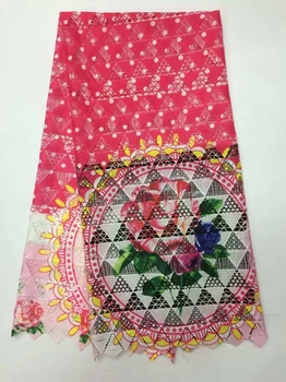

african guipure Lace /mesh cord lace/water soluble african lace fabric 5yards for big occasion dress high quality
