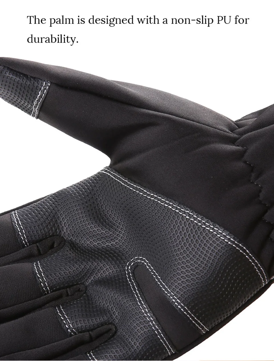 Водонепроницаемые прочные перчатки для езды на велосипеде Полный палец противоскользящие дышащие перчатки для верховой езды Windstopper мягкие тёплые перчатки