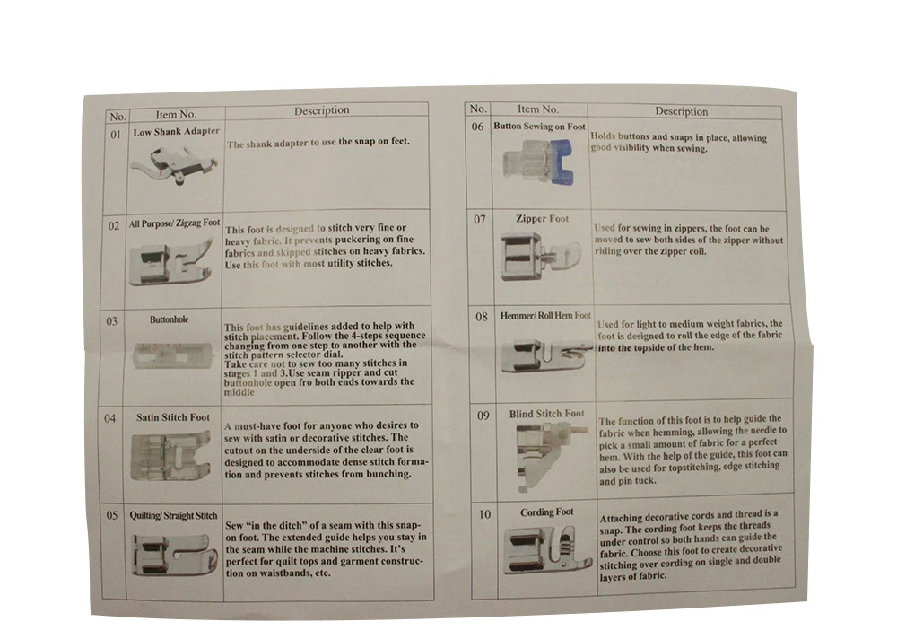 Аксессуары для бытовой швейной машины, набор прижимных лапок для ног, набор запасных частей с коробкой для Brother Singer Janome, 15 шт