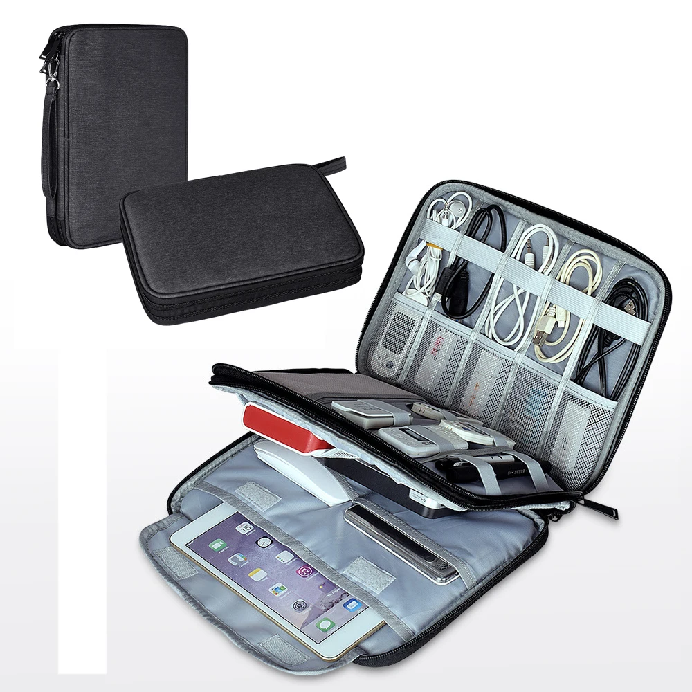 

Tablet Bag Organizer Travel Storage Case for iPad 3 / Pro 9.7 2017 / Mini 4 / Air 2 10.5 / Mi Pad 4 for Samsung Tab A 10.5